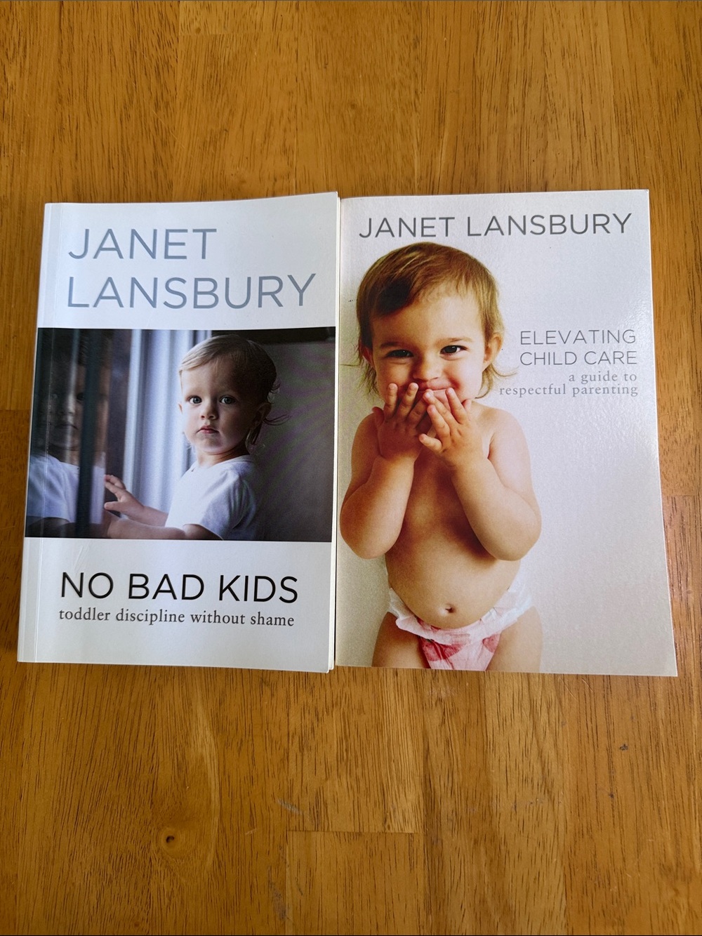 Janet Lansbury 2 Books New Elevating Child Care GU No Bad Kids Parent Guide